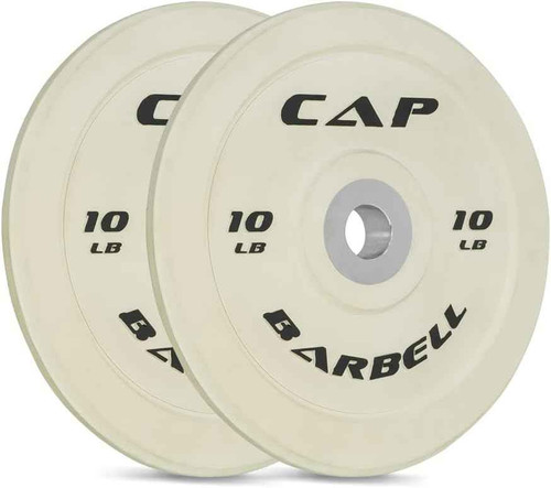 2-Inch Olympic Bumper Plate with Rubber Coating & Steel Hub, Multiple Choices Available
