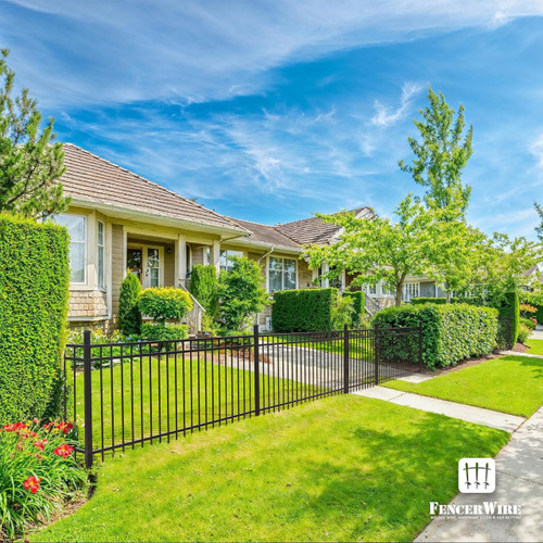 4FT Height X 8FT Width Heavy Duty Flat Top Fence Barrier Panel, Multiple Options