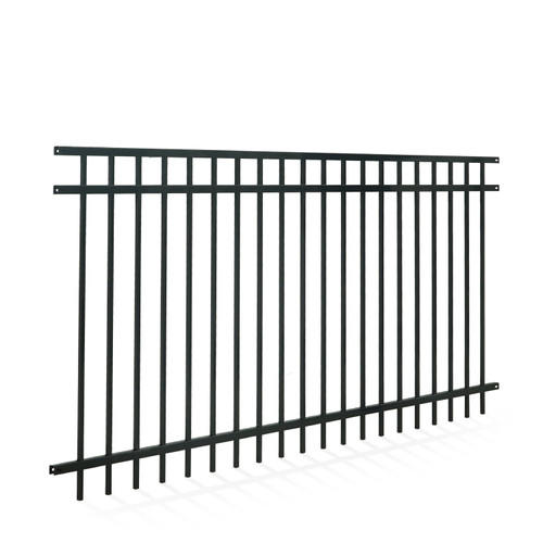 4FT Height X 8FT Width Heavy Duty Flat Top Fence Barrier Panel, Multiple Options