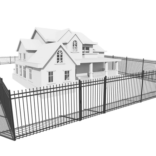 Heavy Duty Pinnacle Fence Barrier Kit with 5FT Height X 8FT Width Panels, Fence, Gate, Posts & Connectors, Multiple Options Heavy Duty Pinnacle Fence Barrier Kit with 5FT Height X 8FT Width Panels, Fence, Gate, Posts & Connectors, Multiple Options