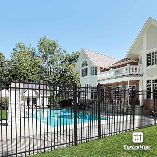 6FT Height X 8FT Width Heavy Duty Pinnacle Fence Barrier Panel, Multiple Options