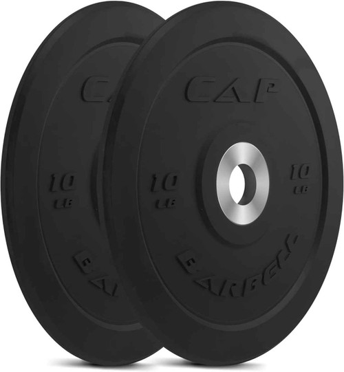 2-Inch Pro Olympic Bumper Plate with Rubber Coating & Steel Hub, Multiple Choices Available