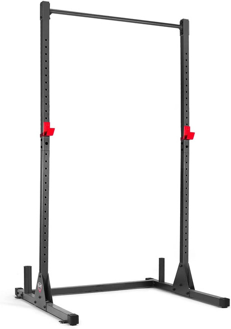Squat Stand with J-Hooks & Pull up bar, Safety Spotter Arms, Plate Holder & Half Rack Conversion Kit Attachments Available 