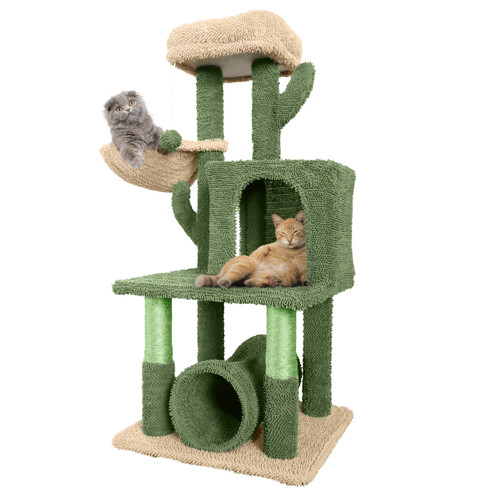 Cactus Cat Tree for Large Cats & Kittens with Multi-Level Structure, Multiple Styles Cactus Cat Tree for Large Cats & Kittens with Multi-Level Structure, Multiple Styles
