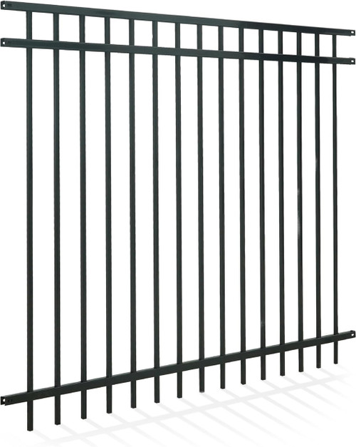 5FT Height X 6FT Width Heavy Duty Flat Top Fence Barrier Panel, Multiple Options 