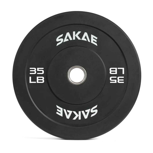2-Inch Olympic Rubber Bumper Plates, Single, Multiple Sizes