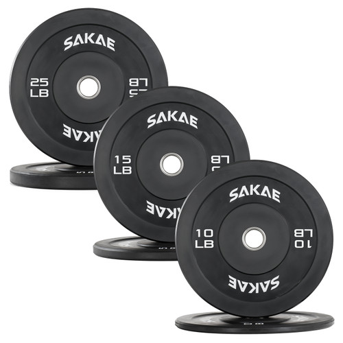 2-Inch Olympic Rubber Bumper Plates, Sets, Multiple Sizes 2-Inch Olympic Rubber Bumper Plates, Sets, Multiple Sizes