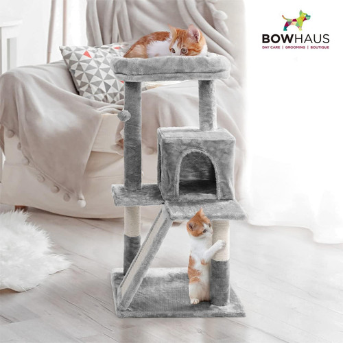 37" Multi-Level Cat Tree for Indoor Cats with Condo & Scratch Posts 37" Multi-Level Cat Tree for Indoor Cats with Condo & Scratch Posts