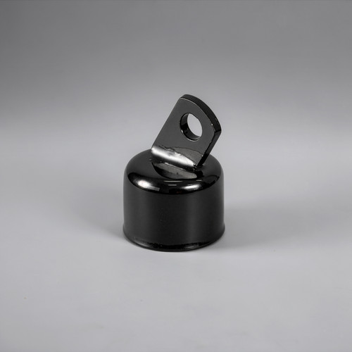 1-5/8" Black Top Rail End, Rail End Cap for 1-5/8" Outside Diameter Pipe, Multi-options
