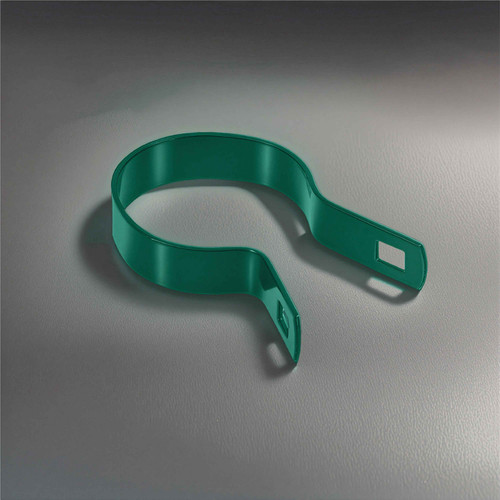 Green Galvanized Tension Band for 2-3/8" Outside Diameter Post with Bolt & Nut, Multi-options