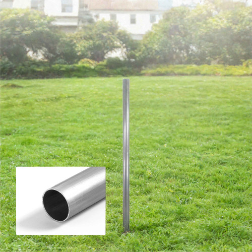 6/7/8 FT Galvanized Chain Link Fence Terminal Post, Terminal Post with 2-3/8” Outside Diameter, Multi-options