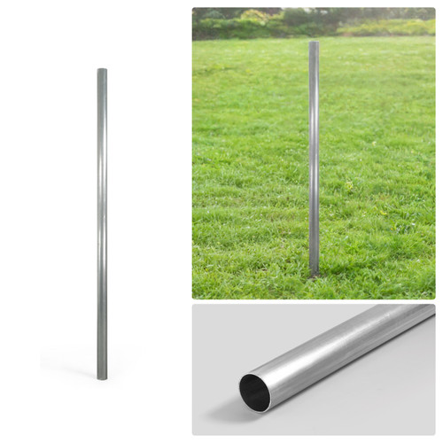 6/7/8 FT Galvanized Chain Link Fence Terminal Post, Terminal Post with 2-3/8” Outside Diameter, Multi-options
