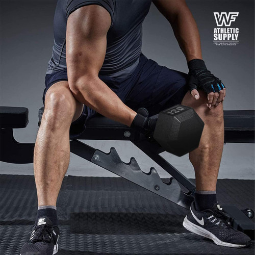 5-25 LB Cast Iron Solid Hexagon Black Dumbbell Set with 5-Tier A-Frame Rack 5-25 LB Cast Iron Solid Hexagon Black Dumbbell Set with 5-Tier A-Frame Rack