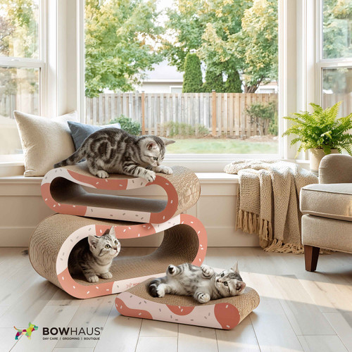 3 in 1 Cat Scratch Board, Reversible Cat Scratcher Lounger for Indoor Cat