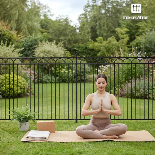 5FT Height X 8FT Width Heavy Duty Arc Fence Barrier Panel, Multiple Options