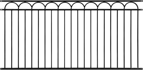 4FT Height X 8FT Width Heavy Duty Arc Fence Barrier Panel, Multiple Options