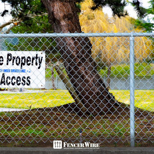 4ft. Height 11.5 Gauge Galvanized Steel Chain Link Fence Kit w/Fence Fabric, Gate, Posts, Top Rails & Hardware, Multiple Options
