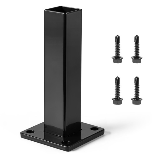 Heavy Duty Metal Fence Post Base, Multiple Options