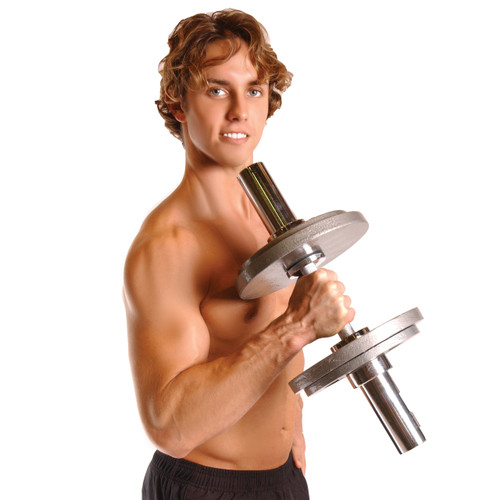 Model using CAP 20 in Olympic Solid Dumbbell Handle Model using CAP 20 in Olympic Solid Dumbbell Handle