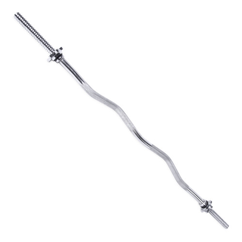 47 inch CAP Standard Threaded Solid Easy Curl Bar 47 inch CAP Standard Threaded Solid Easy Curl Bar