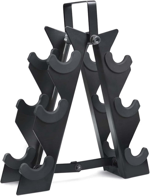A-Frame Dumbbell Rack with 3 to 5 Tiers for up to 300LB of Weights, Multiple Sizes A-Frame Dumbbell Rack with 3 to 5 Tiers for up to 300LB of Weights, Multiple Sizes