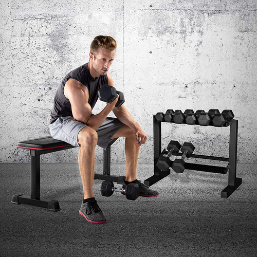 24" 2-Tier Black Dumbbell Rack 24" 2-Tier Black Dumbbell Rack