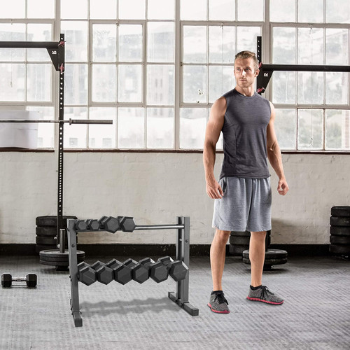 24" 2-Tier Multi-Purpose Steel Storage Rack with 300LB Capacity 24" 2-Tier Multi-Purpose Steel Storage Rack with 300LB Capacity