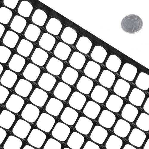 Black Plastic Hardware Net 3 ft. x 15 ft. & Mesh 0.5" x 0.5 " Black Plastic Hardware Net 3 ft. x 15 ft. & Mesh 0.5" x 0.5 "