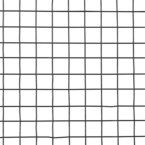 14 Gauge Black Vinyl Coated Welded Wire Mesh Size 1 inch by 1 inch