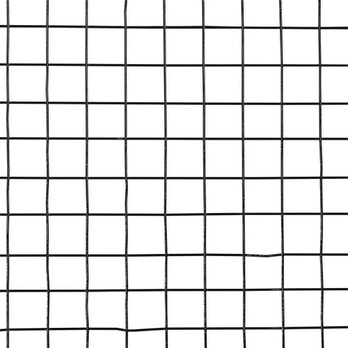 14 Gauge Black Vinyl Coated Welded Wire Mesh Size 1" x 1"
