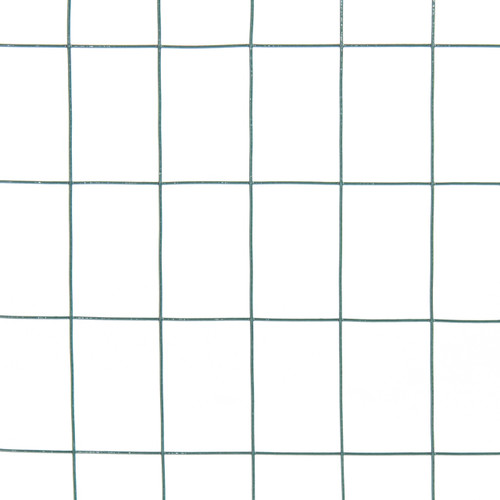 16 Gauge Green Vinyl Coated Welded Wire, Mesh 2" x 3"