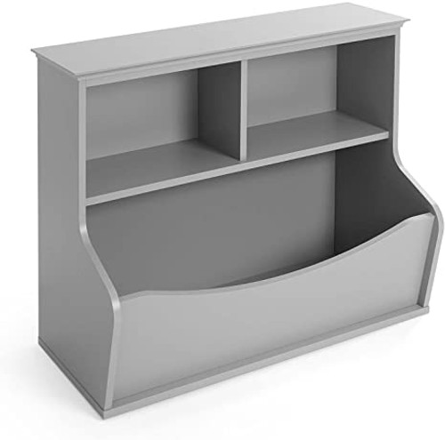 Children Toy Storage Organizer, Open Cubby, Grey Children Toy Storage Organizer, Open Cubby, Grey