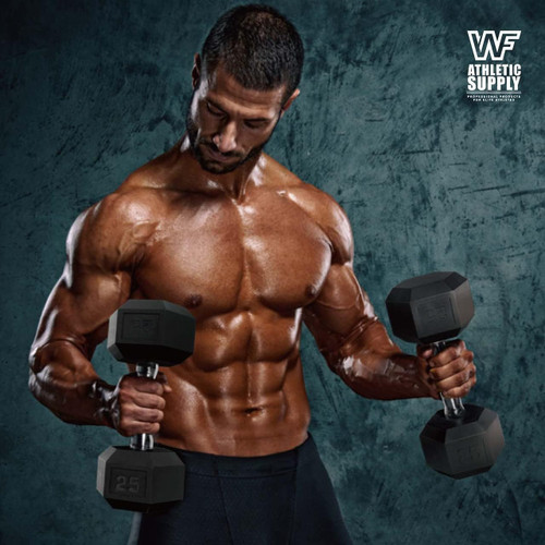 CAP Barbell 100(5, 8, 10, 12, 15 Pair) LB PVC-Coated Hex Dumbbell Set with 5-tier Rack Stand CAP Barbell 100(5, 8, 10, 12, 15 Pair) LB PVC-Coated Hex Dumbbell Set with 5-tier Rack Stand