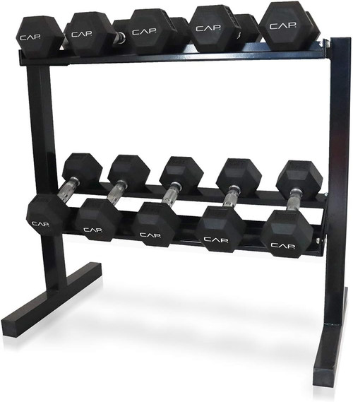 30" 2-Tier Black Dumbbell Rack 30" 2-Tier Black Dumbbell Rack