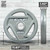 2-Inch Cast Iron Olympic Grip Plate, Multiple Choices Available, Grey