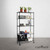 Wire Shelving Unit, Adjustable Height Wire Rack Shelving, with Wheels, 4-Tier/5-Tier