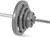CAP Barbell 105 LB Adjustable Barbell Weight Set with 72-Inch Threaded Chrome Straight Bar Handle, Strength Training for Home Gym Weight Lifting, Gray Grip Plate Sets