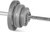 CAP Barbell 62 LB Adjustable Barbell Weight Set with 60-Inch Threaded Chrome Straight Bar Handle, Strength Training for Home Gym Weight Lifting, Gray Grip Plate Sets