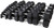 CAP Barbell 5-120 LB Rubber Coated Hex Dumbbell Set, Multiple Choices Available - Dumbbells Only