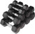 CAP Barbell 5-25Lb Contour Handle Rubber Coated Hex Dumbbell Set with A Frame Storage Rack Non-Slip Hex Shape for Muscle Toning, Strength Building & Weight Loss - Multiple Choices Available