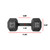 Cast Iron Solid Hexagon Black Dumbbells from 5–120 LB, Sold by Pair