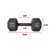 Cast Iron Solid Hexagon Black Dumbbells from 5–120 LB, Sold by Pair