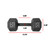 Cast Iron Solid Hexagon Black Dumbbells from 5–120 LB, Sold by Pair