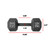 Cast Iron Solid Hexagon Black Dumbbells from 5–120 LB, Sold by Pair