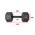 Cast Iron Solid Hexagon Black Dumbbells from 5–120 LB, Sold by Pair