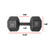 Cast Iron Solid Hexagon Black Dumbbells, Sold By Pair, Multi-Select Size Options