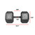 Cast Iron Solid Hexagon Black Dumbbells, Sold By Pair, Multi-Select Size Options