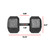 Cast Iron Solid Hexagon Black Dumbbells, Sold By Pair, Multi-Select Size Options