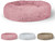 Calming Donut Pet Bed for Small/Medium Cats and Dogs, 24-Inch / 30-Inch