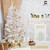 Black & White Artificial Christmas Tree w/ Pre-Hinged Branch Tip & Foldable Stand, 4.5ft / 6ft